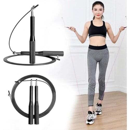 New Hot Selling Steel Wire Aluminum Handle Universal Bearing Professional Male And Female Fitness Competition Skipping Rope