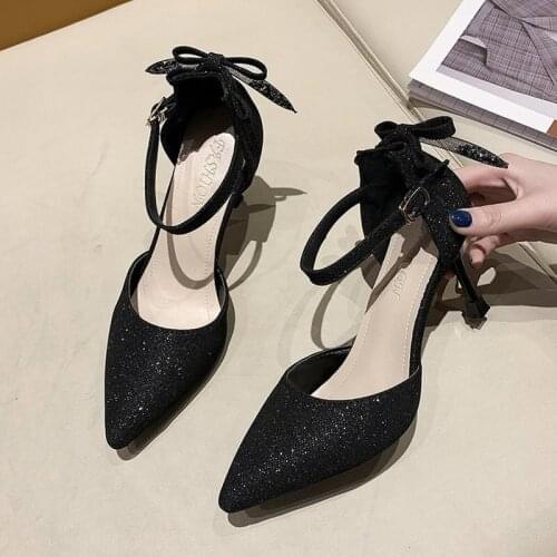 Cresfimix Zapatos De Mujer Women Fashion Sweet Pointed Toe Buckles Strap Stiletto Heels Lady Cool Red Party Heel Shoes