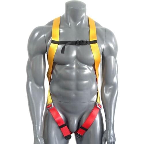 Fall Protection Safety Harness 5 Points System Full Body Falling Arrest Climbing Tower Aerial Work Personal Equipment Outdoor