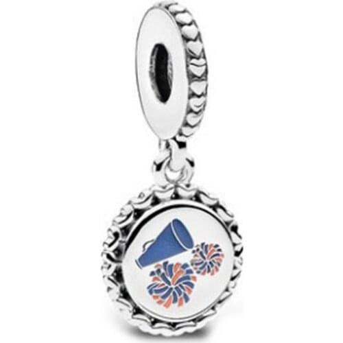 Original 925 Sterling Silver Charm Creative And Dazzling Fireworks Pendant Fit Pandora Women Bracelet & Necklace Diy Jewelry