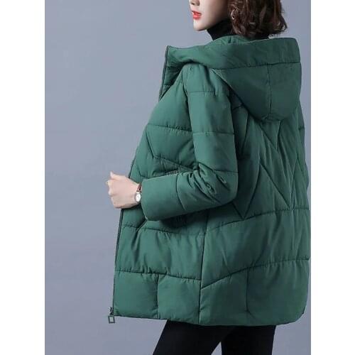 2021 New Women Winter Jacket Long Warm Parkas Female Thicken Coat Cotton Padded Parka Jacket Hooded Outwear Plus Size 4XL