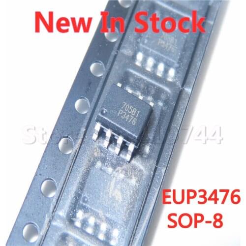 5PCS/LOT EUP3476 P3476 SOP-8 EUP3476DIR1 Buck converter In Stock NEW original IC