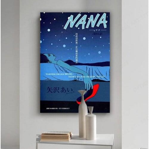 Anime nana osaki Canvas Manga Decoration Prints Poster wall decor Pictures Home Decor Living room Bedroom Art Painting