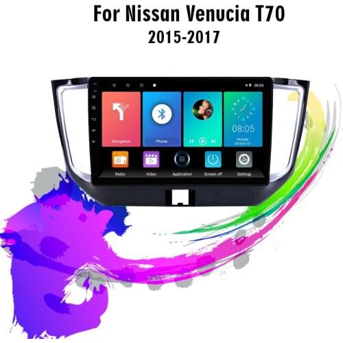 9 Inch 2 Din Android 8.1 Car Radio Stereo WIFI GPS Navigation Multimedia Player head unit For Nissan Venucia T70 2015-2017