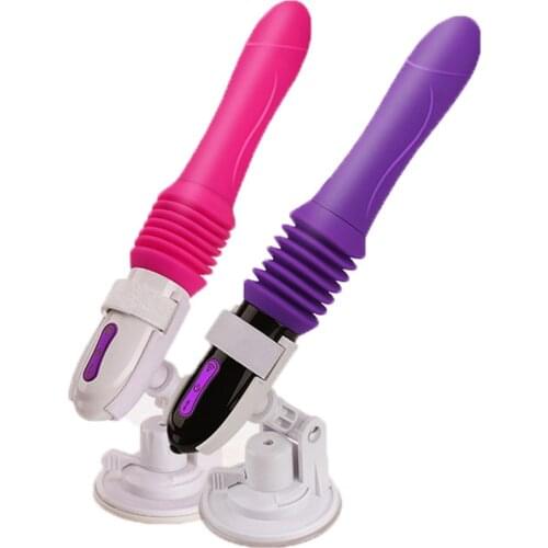 Automatic Female Dildo Vibrator Masturbation Stretching Massager G-spot Sex Toys for Women Usb Charger Sex Machine