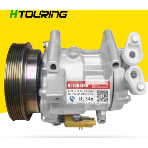 6V12 Auto A/C AC Air conditioning Compressor pump pv6 for Car renault twingo 1997 - 2007 Compressor8200953359 92600-az74a 12V
