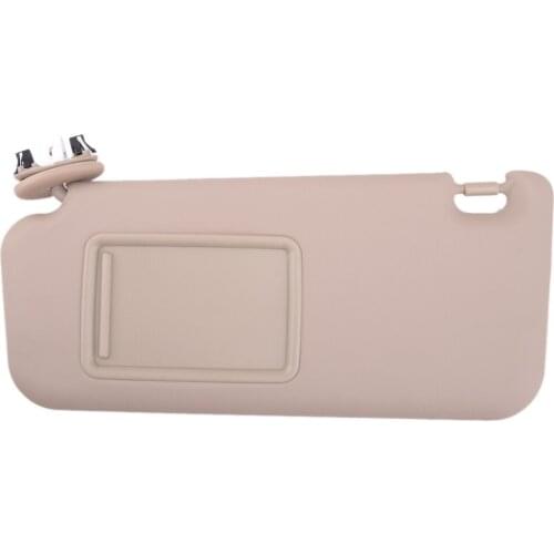 Beige Plastic Car Front Left Sun Visor Sunshade 74320-42501-A1 Fit For Toyota Rav4 2006 2007 2008 2009