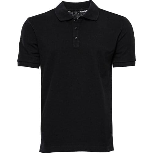 Black Polo Collar T-shirt