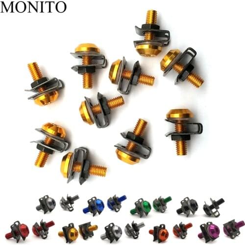 CNC Aluminum Motorcycle Fairing Screws Custom Body Spring Bolts For YAMAHA XMAX 125/250/300/400 Iron Max NMAX 125 R120 Accessory