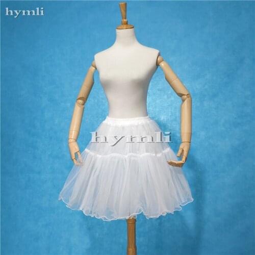 Ivory 45cm Long Petticoat Cocktail Clothes Underskirt Tutu