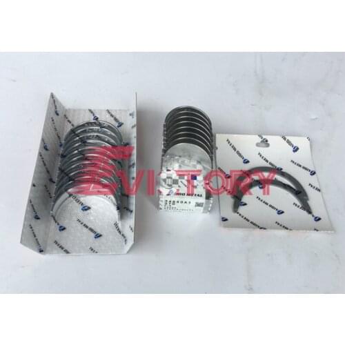 For excavator MITSUBISHI K4F overhaul rebuild kit crankshaft + main conrod bearing