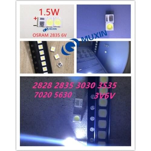 For LG led tv backlight 3535 2835 3030 3537 2828 3V 6V 5630 6030 7030 8520 7032 4014 3014 4020 5620 SEOUL SAMSUNG Cool white