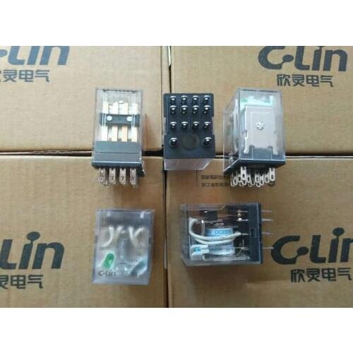 HHC68BL-4Z Brand new original authentic C-Lin HHC68B-4Z JZX-22F(D)/4Z HH54P MY4 YZR4PD Relay DC220V