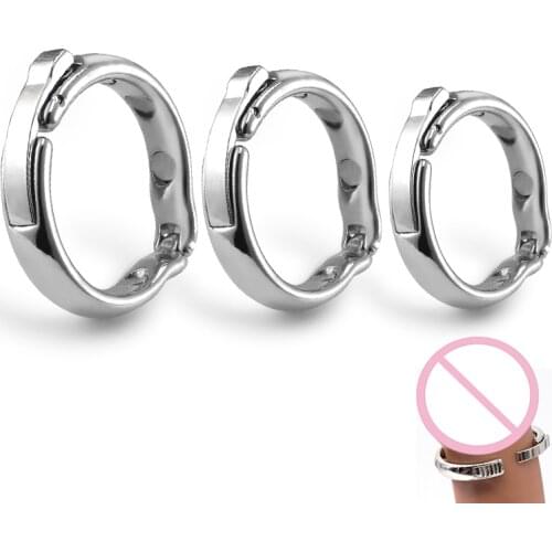 Sex Tools For Male Foreskin Correction Penis Ring Adjustable Glans Physiotherapy Ring Meen Circumcision Ring V Type Cock Ring 18