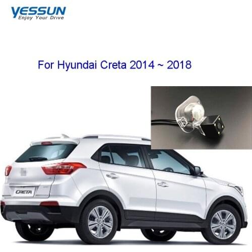 Yessun HD CCD Night Vision Rear camera For Hyundai Creta 2014 2015 2016 2017 2018 license plate camera with led/reversing camera
