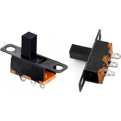 20/50pcs/lot Micro Slide Switch 3PIN 2 Position 1P2T ON-OFF Toggle Switch Handle Length 6mm SS12F15VG6 SS12F15VG5