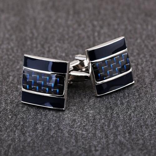 KFLK Jewelry shirt cufflink for mens Brand Black Cuff link 2018 High Quality Round Luxury Wedding Male guests