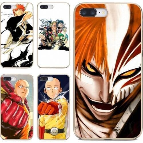 For Xiaomi Mi A1 A2 A3 5X 6X 8 9 9T 10 10T 11 Lite SE Pro Anime-Bleach-One-Punch-Man Soft TPU Phone Cover