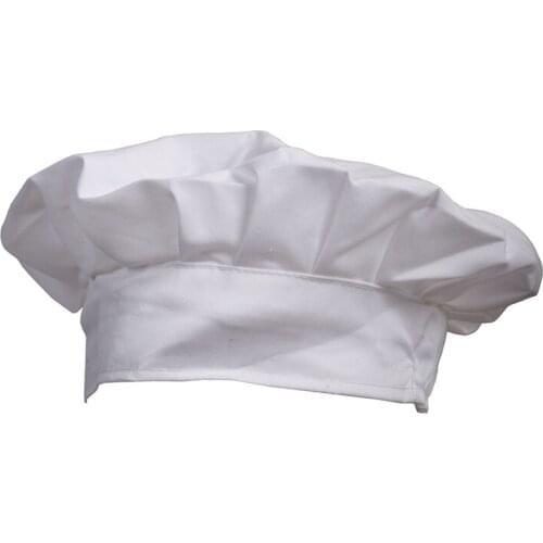 Fancy Dress Party Baker Cook BBQ Kitchen White Chef Hat