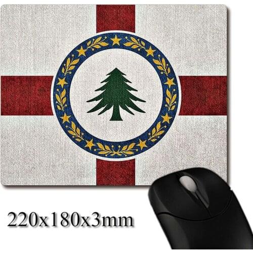 New England Confederation of game CG printed Heavy weaving anti-slip rubber pad office mouse pad Coaster Party favor gifts