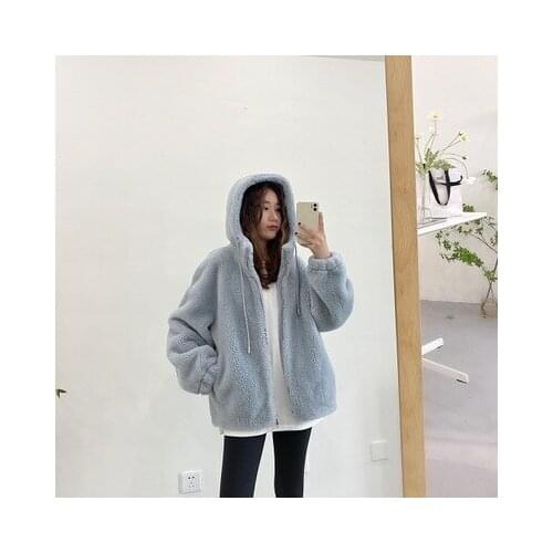 2021 Women Autumn and Winter New Lamb Fur Coat G1