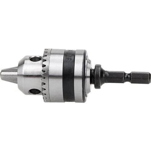 Electric Drill Chuck 0.6-6mm Thread Clamping range Driver Tool Accessories 3/8-24UNF 1/4"Hex Shank Power Tools