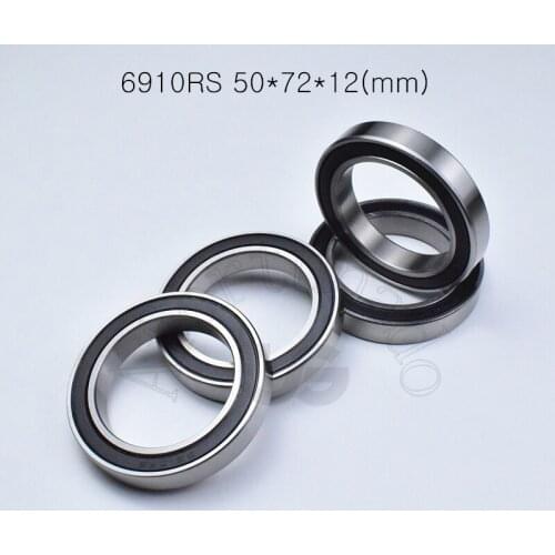 6910RS 50*72*12(mm) 1Piece free shipping bearings 6910 6910RS chrome steel bearing Rubber seal bearing Thin wall bearing