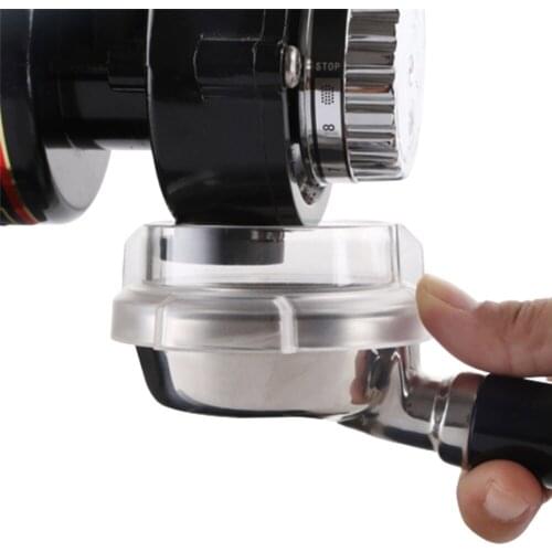 Transparent 58MM Intelligent Dosing Ring For Brewing Bowl Coffee Powder Tools For Espresso Barista Coffee Tamper Tools