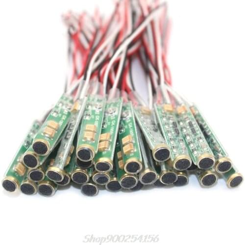 Output Volume Adjustable Special MIC Microphone Module Audio Pickup Adapter Module with Pre-amplifier for IP Camera Jy27 20