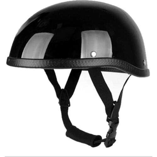 Japanese Cafe Racer Vintage Motorcycle Helmet Casco Moto Retro Motorbike Fiberglass Helmet Light Weight half Face Helmet