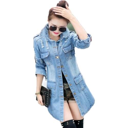 YueYueAngel Women's Blue Jackets