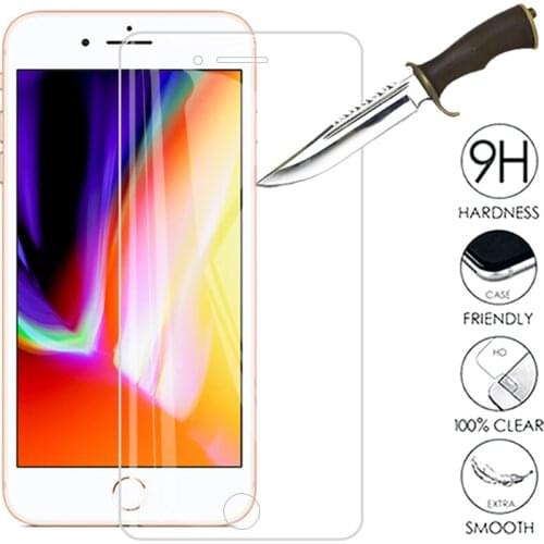 2 pcs tempered glass protective glass for iphone 8 Plus 7 6 6s 5 5s 5c 4 ipone full screen protector termper film protector glas