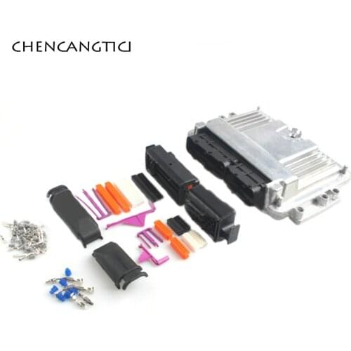 1 Set 121 Pin ECU Aluminum Enclosure Box with Case Motor Car LPG CNG Conversion Male Female Auto Connector