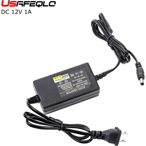 1Pc Supply Charger ac dc 12V 1A power supply Converter Adapter Switching Power AC 100-240V to DC CCTV CAMERA LED