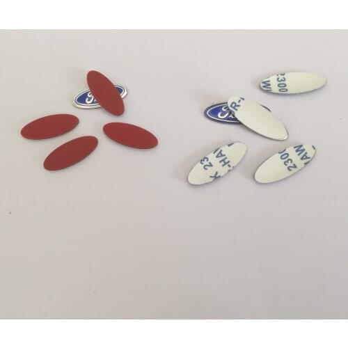 10pcs 14mm 18mm 21mm Car Remote Key Fob Emblem Badge Radio button Sticker Replacement car Styling accessories