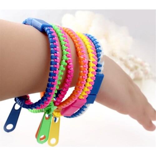 12PCS Friendship Fidget Zipper Bracelets Sensory Toys Bulk Set,Party Favors for Kids Goodie Bags Easter Egg Basket kids toy