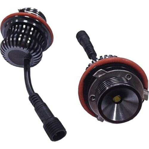 2pc mini E39 10W 6500K Angel Eye Halo Ring for BMW E60 M5 X5 E53 E66 X3 E87 (Bullet Shape)