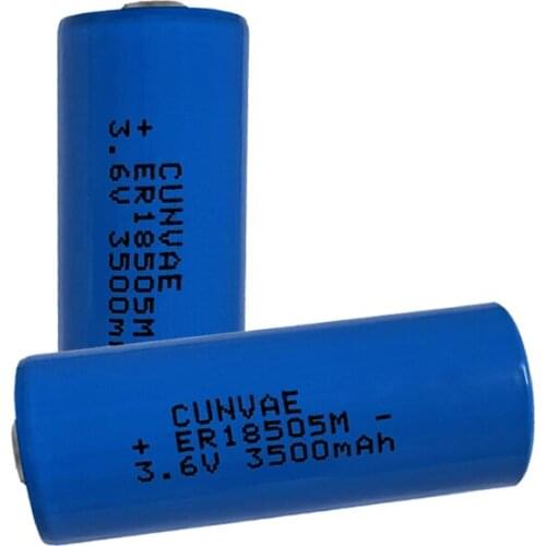 2PCS Energy type A ER18505M 3.6V 3500MAH disposable lithium battery 18505 Batterises security devices Automotive electronics