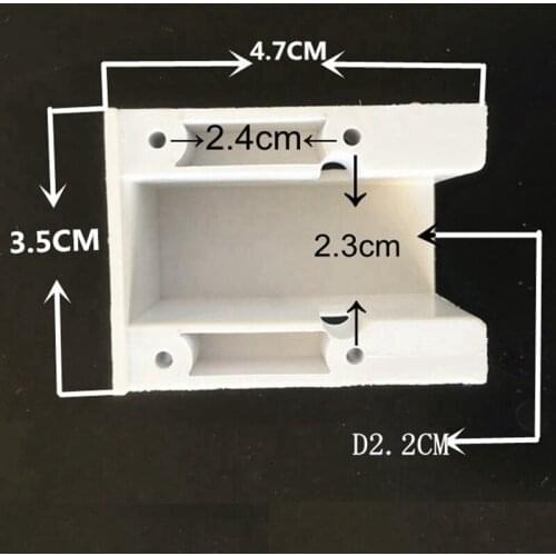 40g Electronic retractable Plastic Fix Base for DIY RC Plane Parts