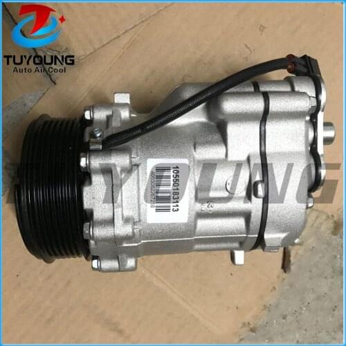 SD7B10 Auto AC Compressor for VW Audi 100 mm 6pk 12V