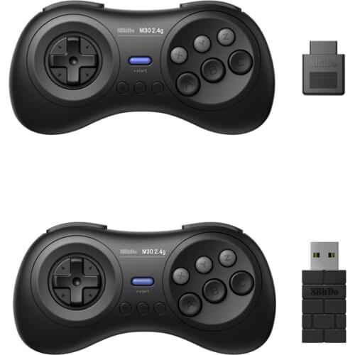 8BitDo M30 2.4G Wireless Gamepad for Sega Genesis/Gega Genesis Mini and Mega Drive/Mini - Sega Genesis Wireless Game Controller