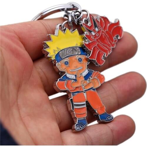 Anime Narutos Keychain Role Playing Keychain Cartoon Kakashi Sasuke Accessory Keychain Toys Children Birthday Gifts Key Chain