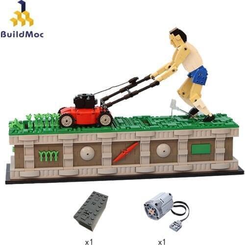 BuildMOC Classic Creative Weeding Man MOC 10820 With Motor Compatible Lepinblocks Spell Insert Building Toy Brick
