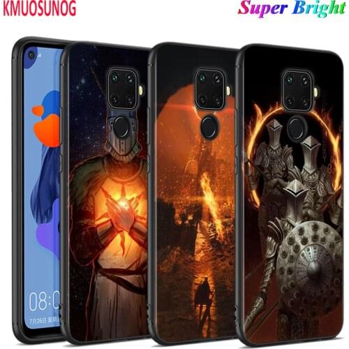Black Cover Praise the Sun Dark Souls for Huawei Mate 30 20 20X 10 Lite Y9 Y7 Y6 Y5 Pro Prime Lite 2019 2018 Phone Case