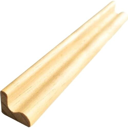 4 Pieces Wooden Domino Racks Domino Tiles Holder Wood Domino Holders Organizer Tray Wooden Racks for mexican Train X5QF