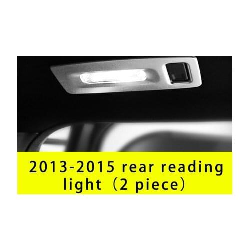 For Ford Explorer 2013-2015 rear reading light frame chrome 2pcs