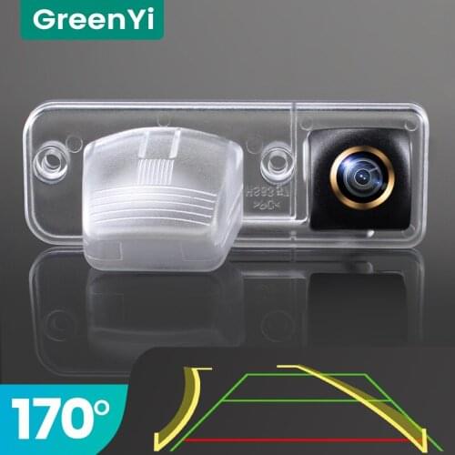 GreenYi Trajectory 170° AHD Car Rear View Camera for Volkswagen VW T4 Multivan Transporter Night Vision Reverse Reversing 4 pin