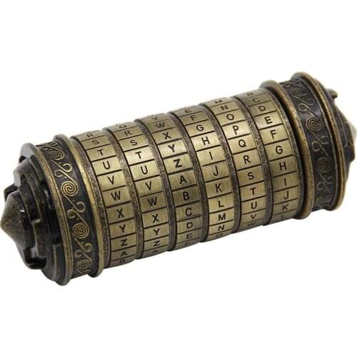 Code Toys Metal Cryptex Locks Wedding Gifts ValentineS Day Gift Letter Password Escape