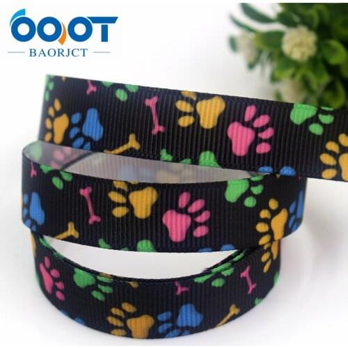5/8'' 16mm Pet Printed Grosgrain Ribbon,10Yards/lot Clothing Accessories Jewelry,DIY Handmade Gift Wrapping 178113