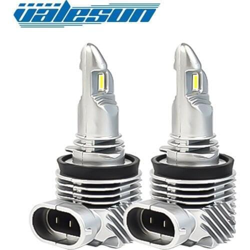 Valesun LED Mini 9005 9006 Headlight Lamp Turbo CSP 6000K DC12V No Dark Spot Fog Light Bulbs H8 H9 H11 Canbus 30W 10000Lm